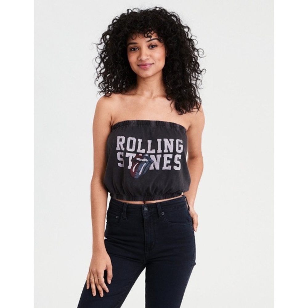 American Eagle Rolling Stones Tube Top